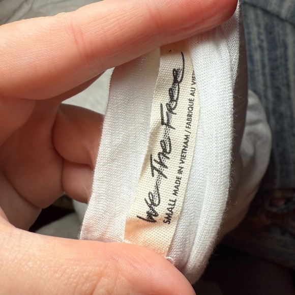 We The Free Women's Cream Long Sleeve Top - Picture 3 of 3